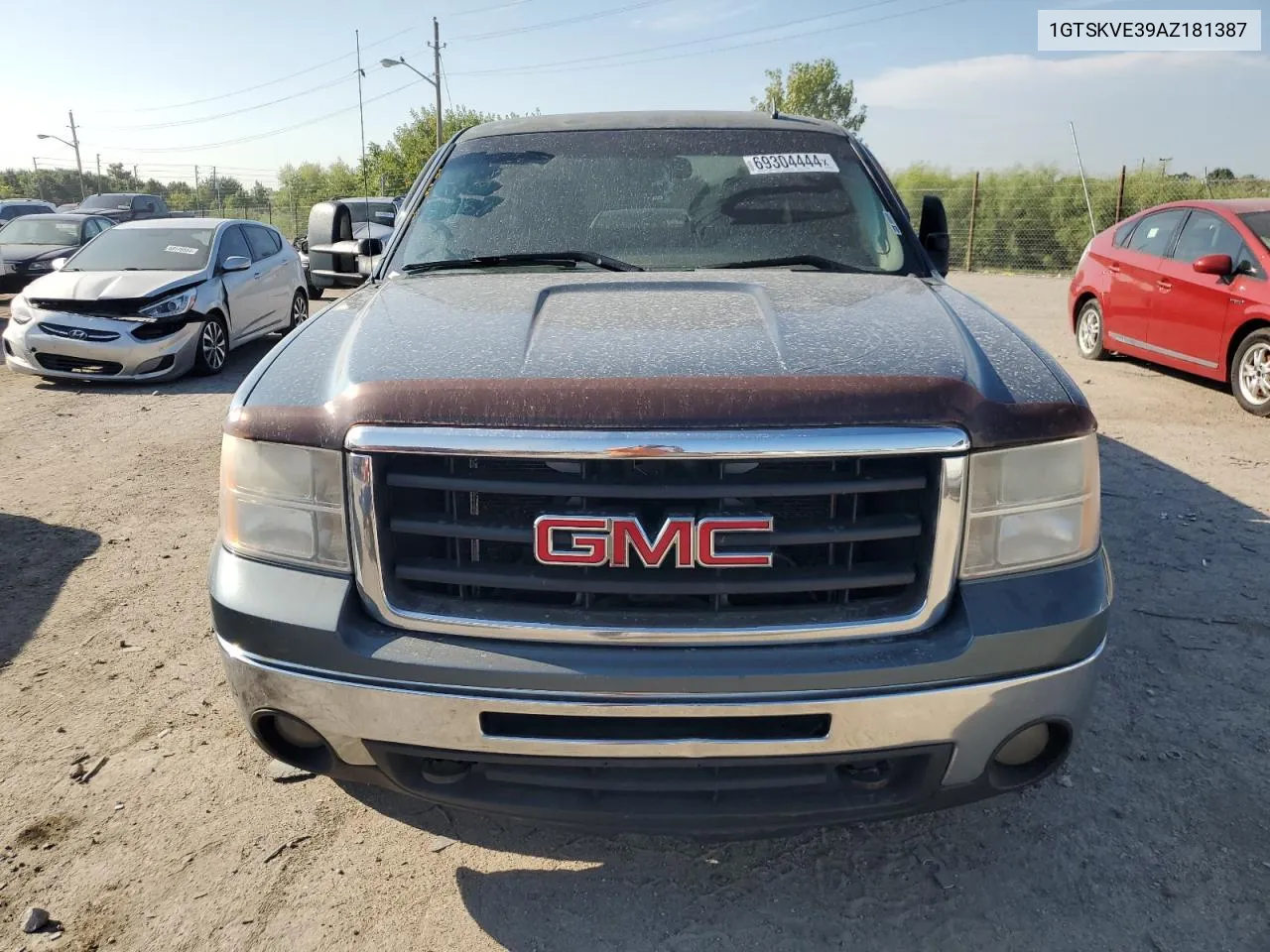 2010 GMC Sierra K1500 Sle VIN: 1GTSKVE39AZ181387 Lot: 69304444