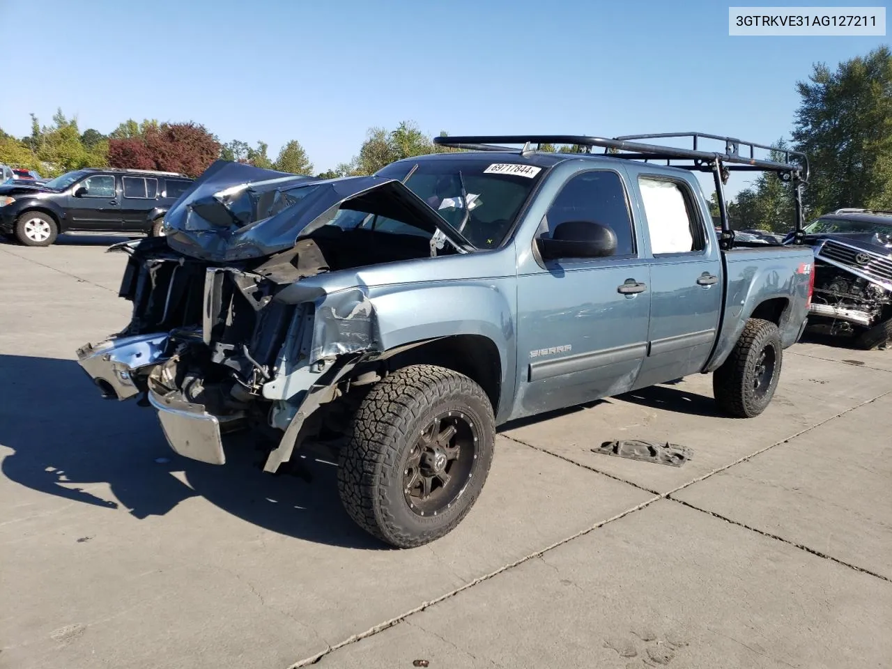 2010 GMC Sierra K1500 Sle VIN: 3GTRKVE31AG127211 Lot: 69717844