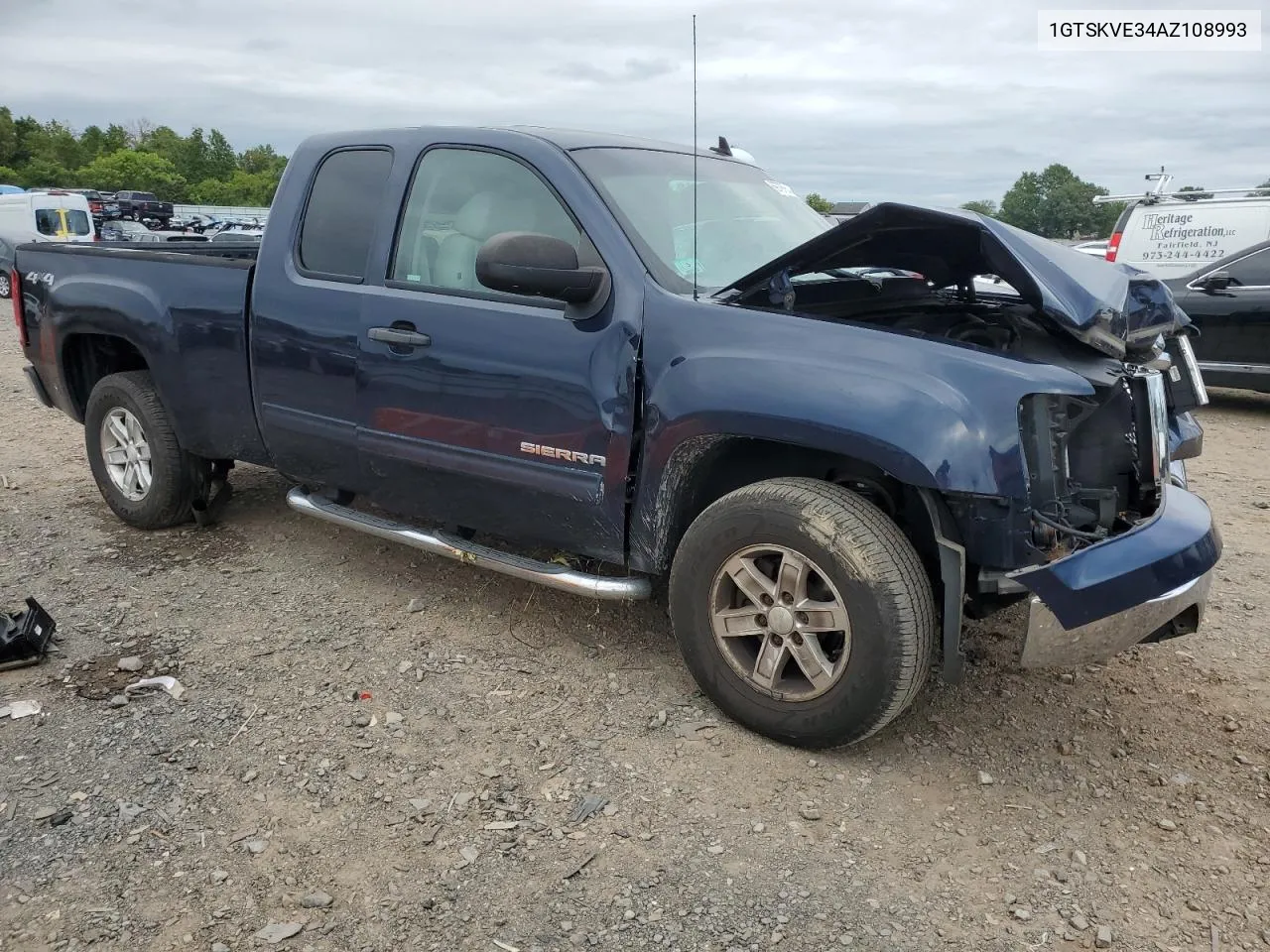 1GTSKVE34AZ108993 2010 GMC Sierra K1500 Sle