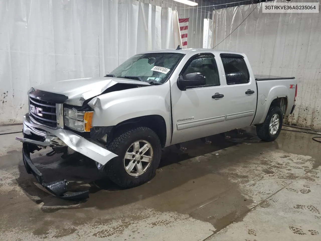 3GTRKVE36AG235064 2010 GMC Sierra K1500 Sle