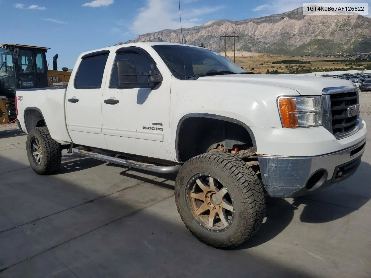 2010 GMC Sierra K2500 Sle VIN: 1GT4K0B67AF126822 Lot: 69853744