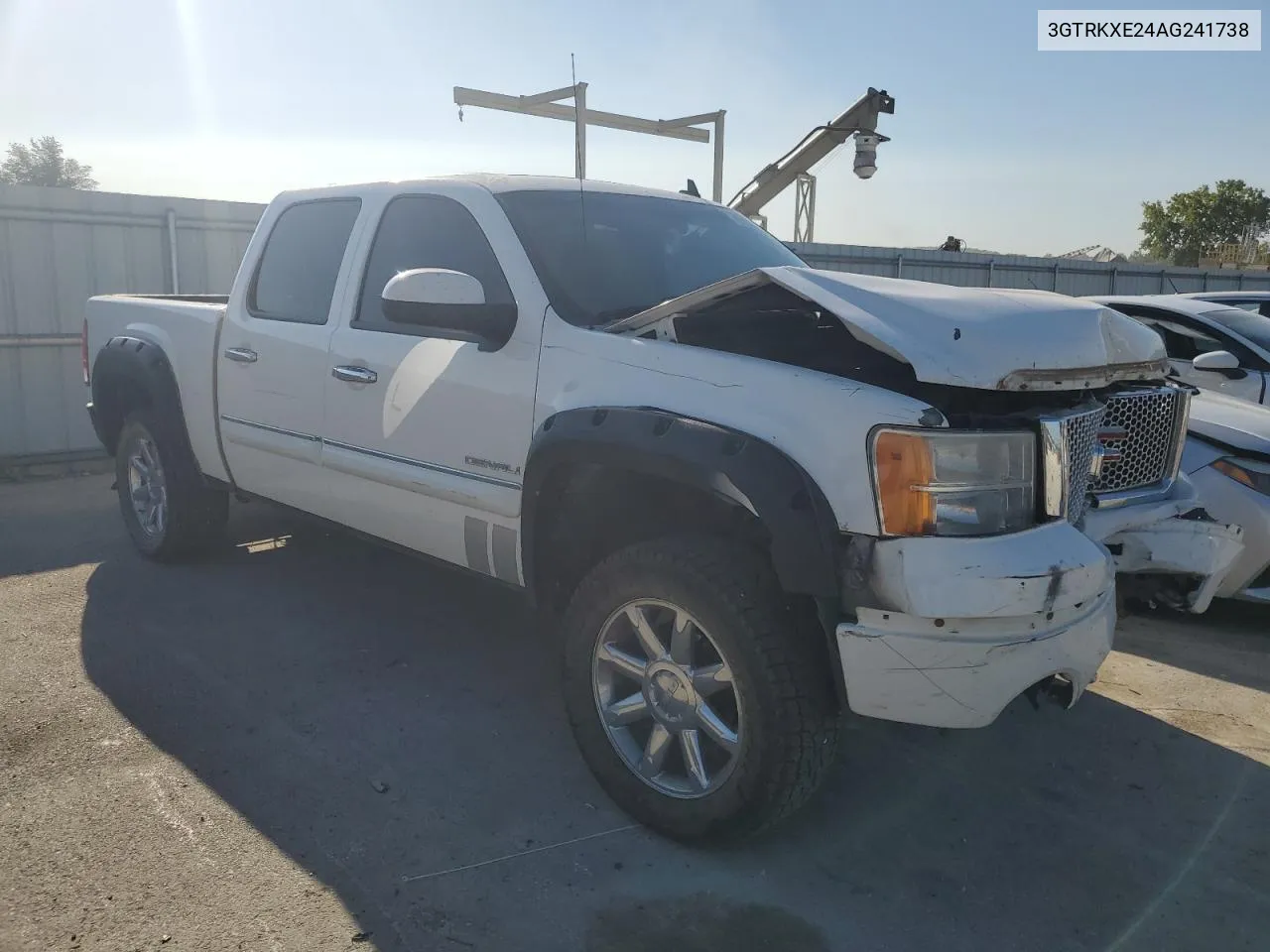 2010 GMC Sierra K1500 Denali VIN: 3GTRKXE24AG241738 Lot: 70188424