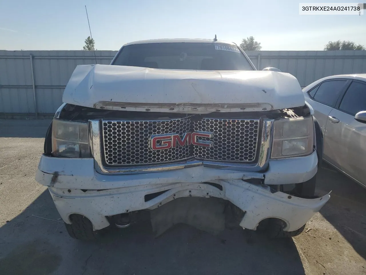 2010 GMC Sierra K1500 Denali VIN: 3GTRKXE24AG241738 Lot: 70188424