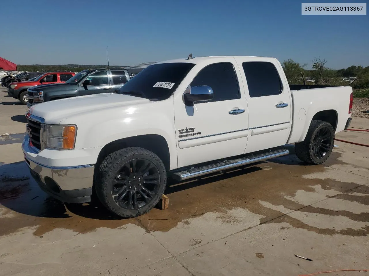 2010 GMC Sierra C1500 Sle VIN: 3GTRCVE02AG113367 Lot: 70424924