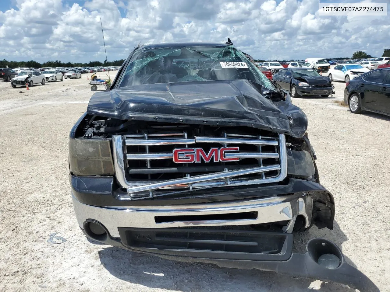 1GTSCVE07AZ274475 2010 GMC Sierra C1500 Sle