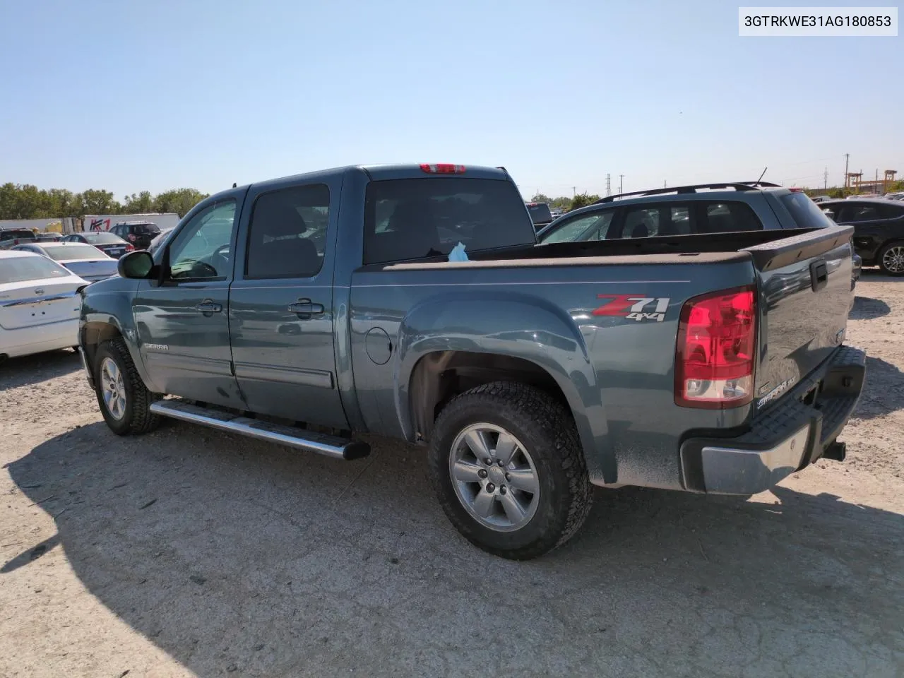 2010 GMC Sierra K1500 Slt VIN: 3GTRKWE31AG180853 Lot: 70669574