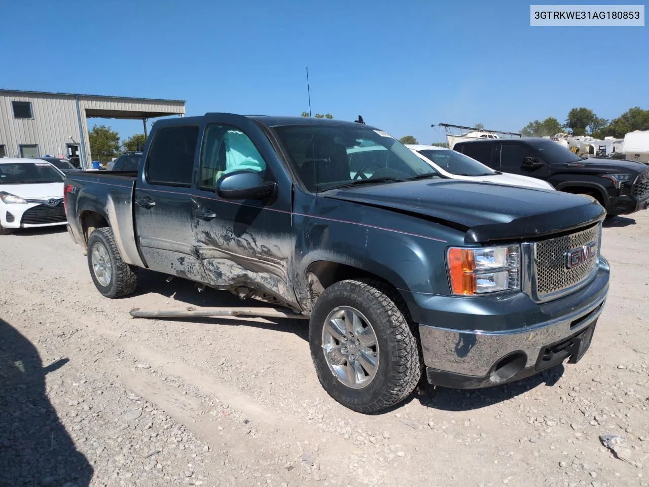 2010 GMC Sierra K1500 Slt VIN: 3GTRKWE31AG180853 Lot: 70669574