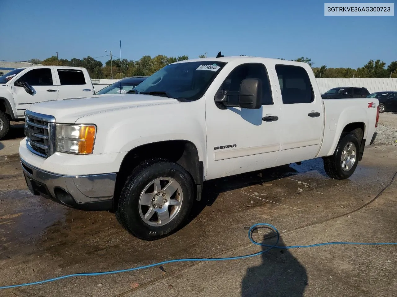 2010 GMC Sierra K1500 Sle VIN: 3GTRKVE36AG300723 Lot: 70714994