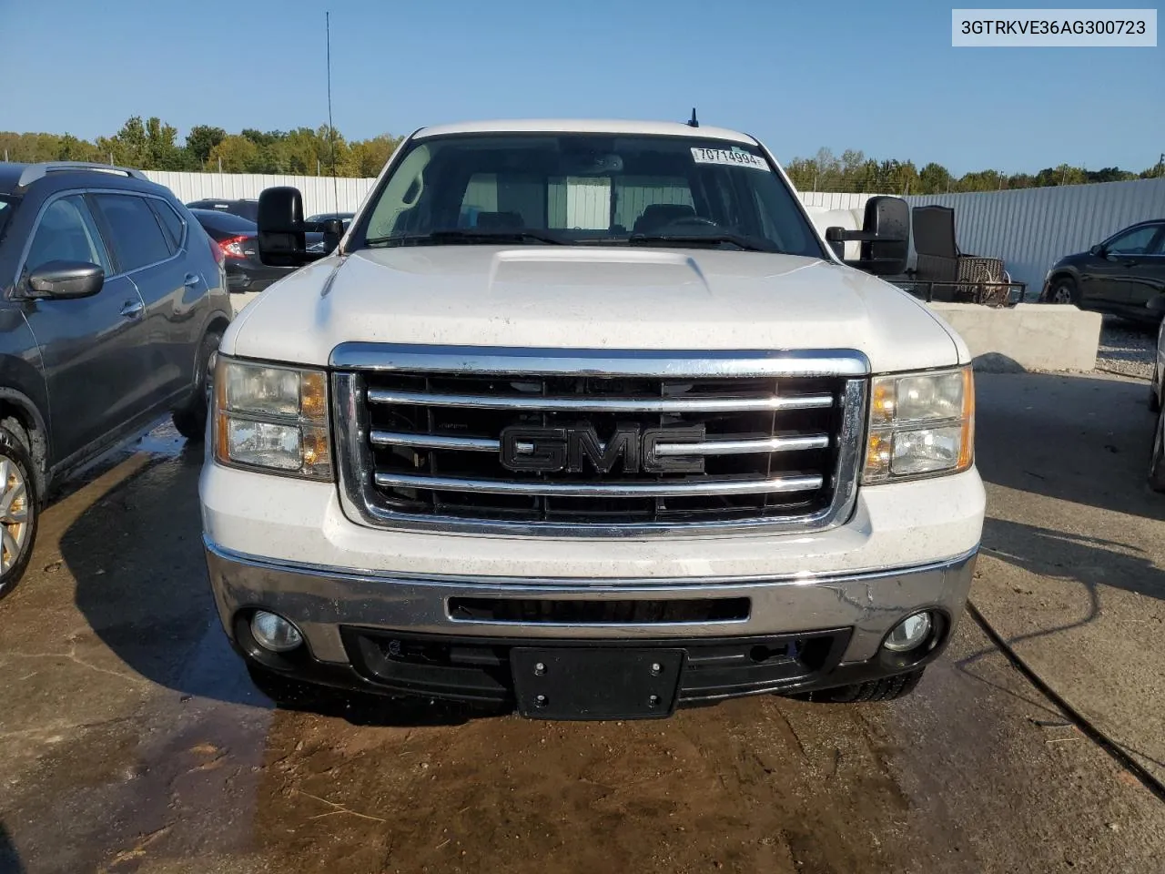 2010 GMC Sierra K1500 Sle VIN: 3GTRKVE36AG300723 Lot: 70714994