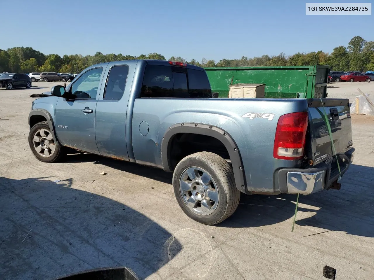 2010 GMC Sierra K1500 Slt VIN: 1GTSKWE39AZ284735 Lot: 70778444