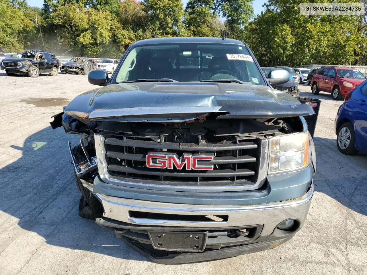 2010 GMC Sierra K1500 Slt VIN: 1GTSKWE39AZ284735 Lot: 70778444