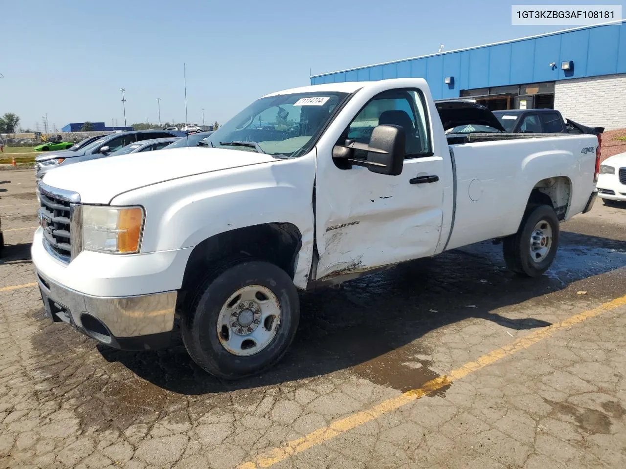 2010 GMC Sierra K2500 Heavy Duty VIN: 1GT3KZBG3AF108181 Lot: 71114714