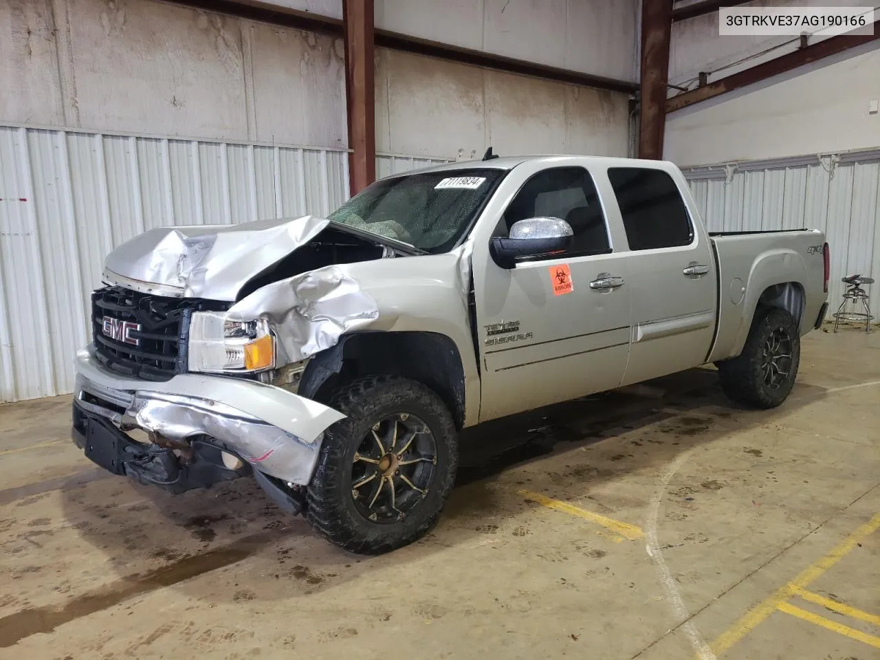 3GTRKVE37AG190166 2010 GMC Sierra K1500 Sle