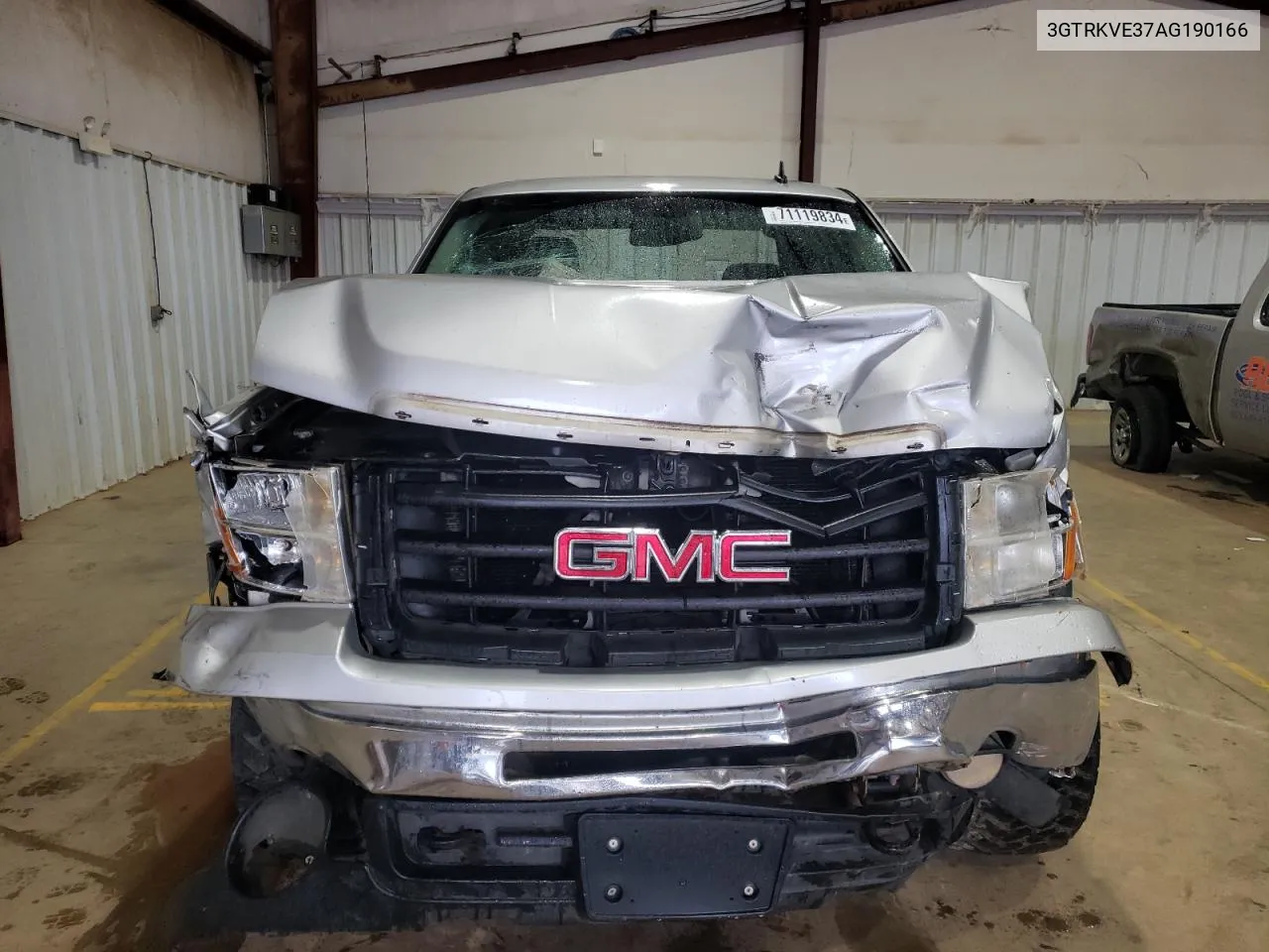 2010 GMC Sierra K1500 Sle VIN: 3GTRKVE37AG190166 Lot: 71119834