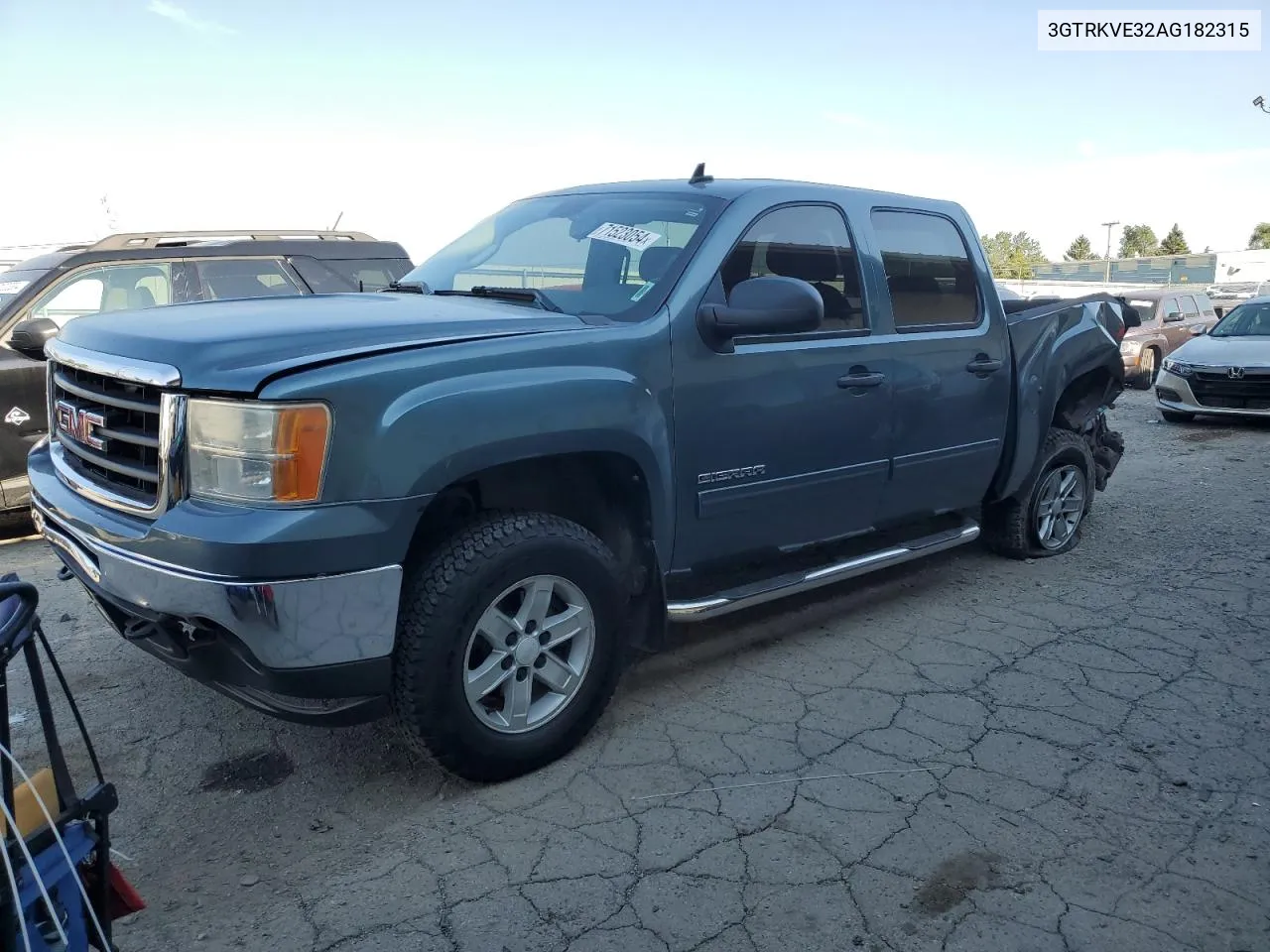 2010 GMC Sierra K1500 Sle VIN: 3GTRKVE32AG182315 Lot: 71523054