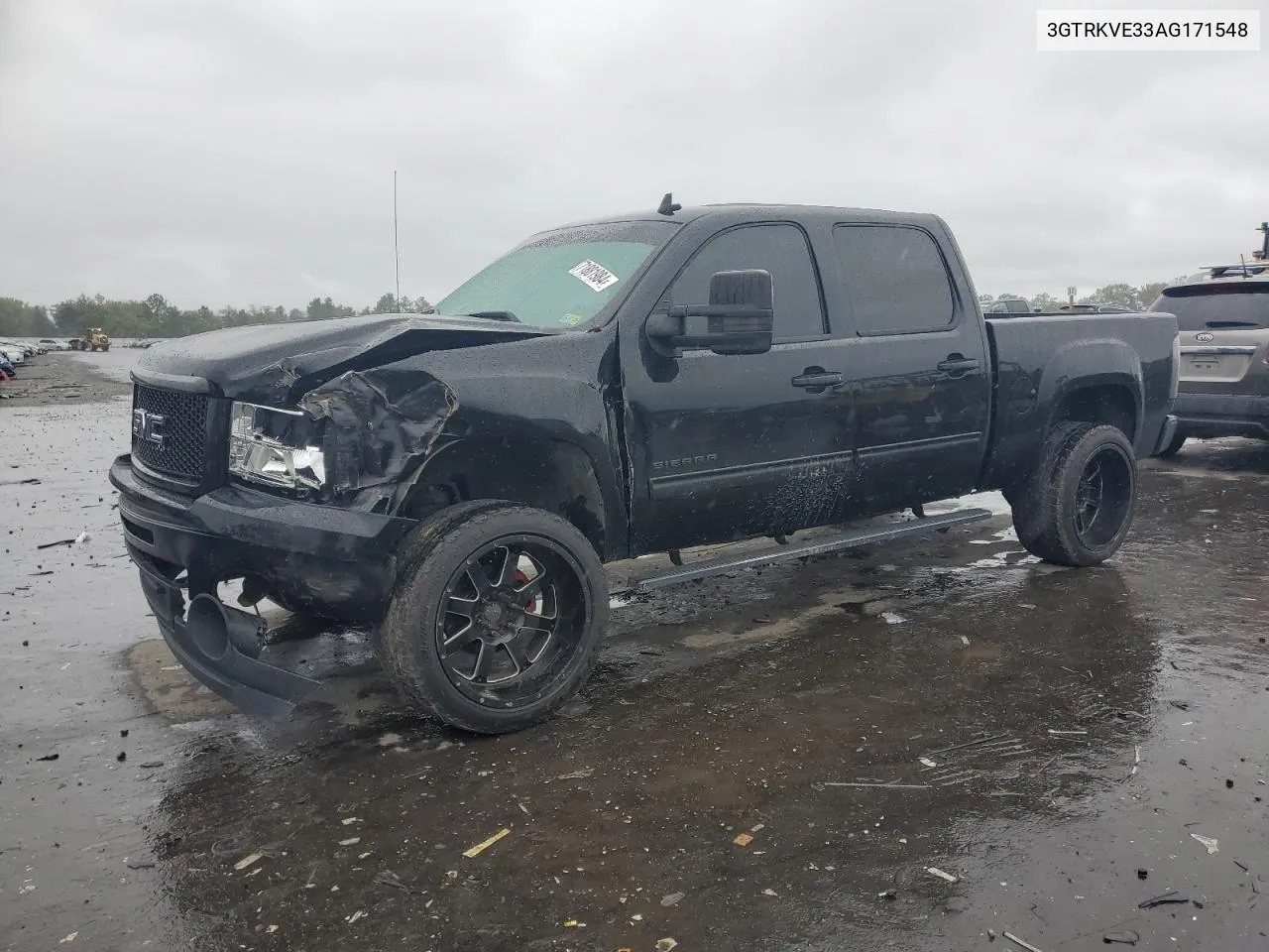 2010 GMC Sierra K1500 Sle VIN: 3GTRKVE33AG171548 Lot: 71881984