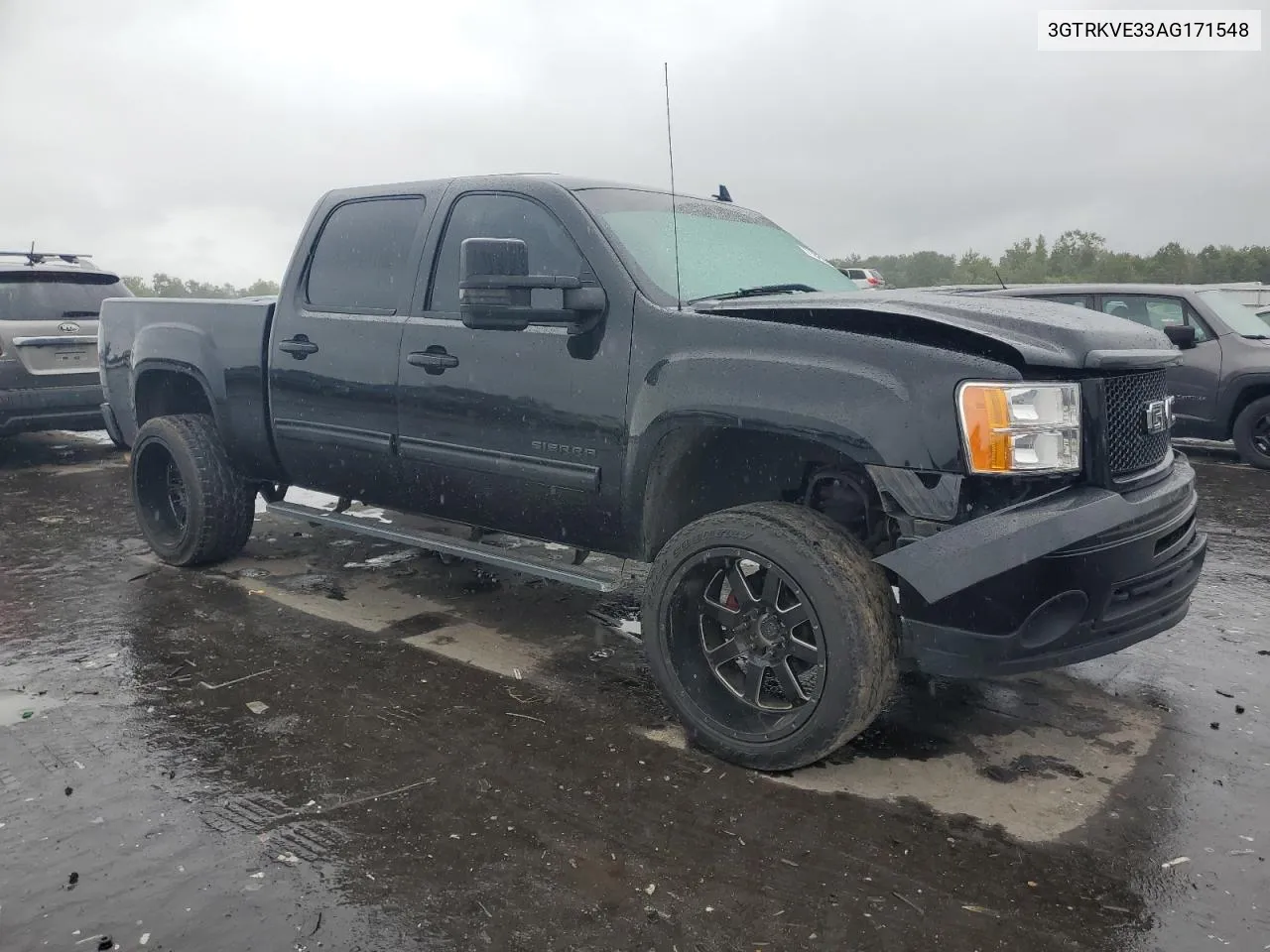 2010 GMC Sierra K1500 Sle VIN: 3GTRKVE33AG171548 Lot: 71881984