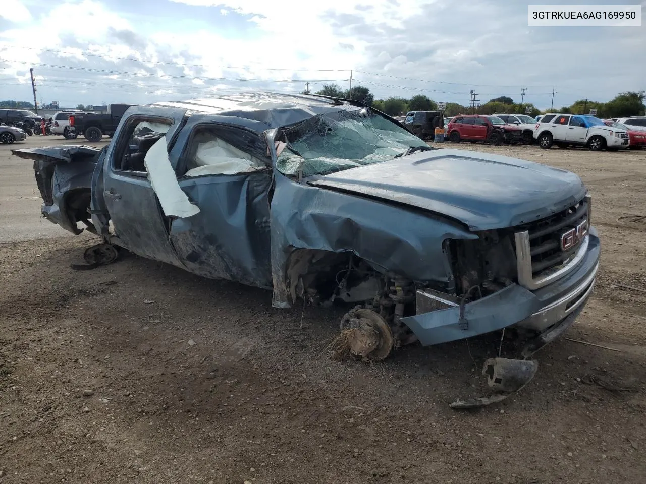 2010 GMC Sierra K1500 Sl VIN: 3GTRKUEA6AG169950 Lot: 72000734