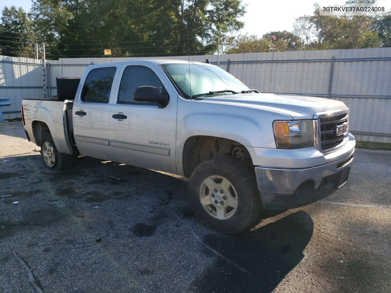 2010 GMC Sierra K1500 Sle VIN: 3GTRKVE37AG224008 Lot: 72016054