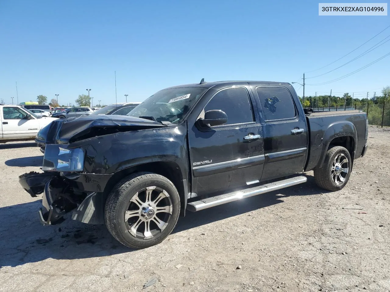 2010 GMC Sierra K1500 Denali VIN: 3GTRKXE2XAG104996 Lot: 73864854