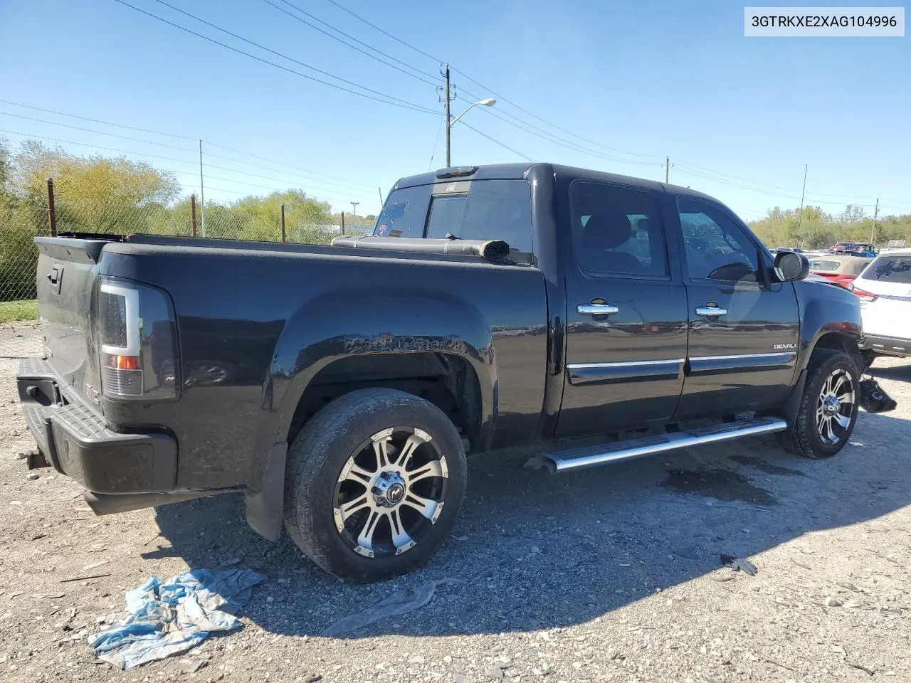 2010 GMC Sierra K1500 Denali VIN: 3GTRKXE2XAG104996 Lot: 73864854