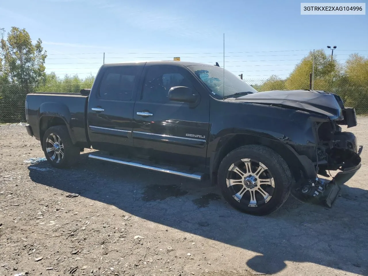 2010 GMC Sierra K1500 Denali VIN: 3GTRKXE2XAG104996 Lot: 73864854