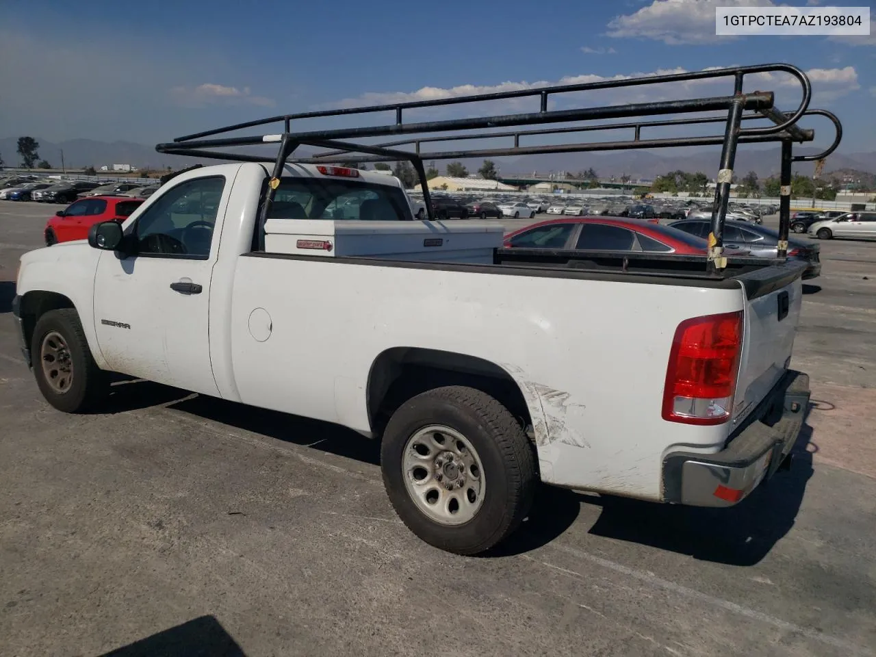 1GTPCTEA7AZ193804 2010 GMC Sierra C1500