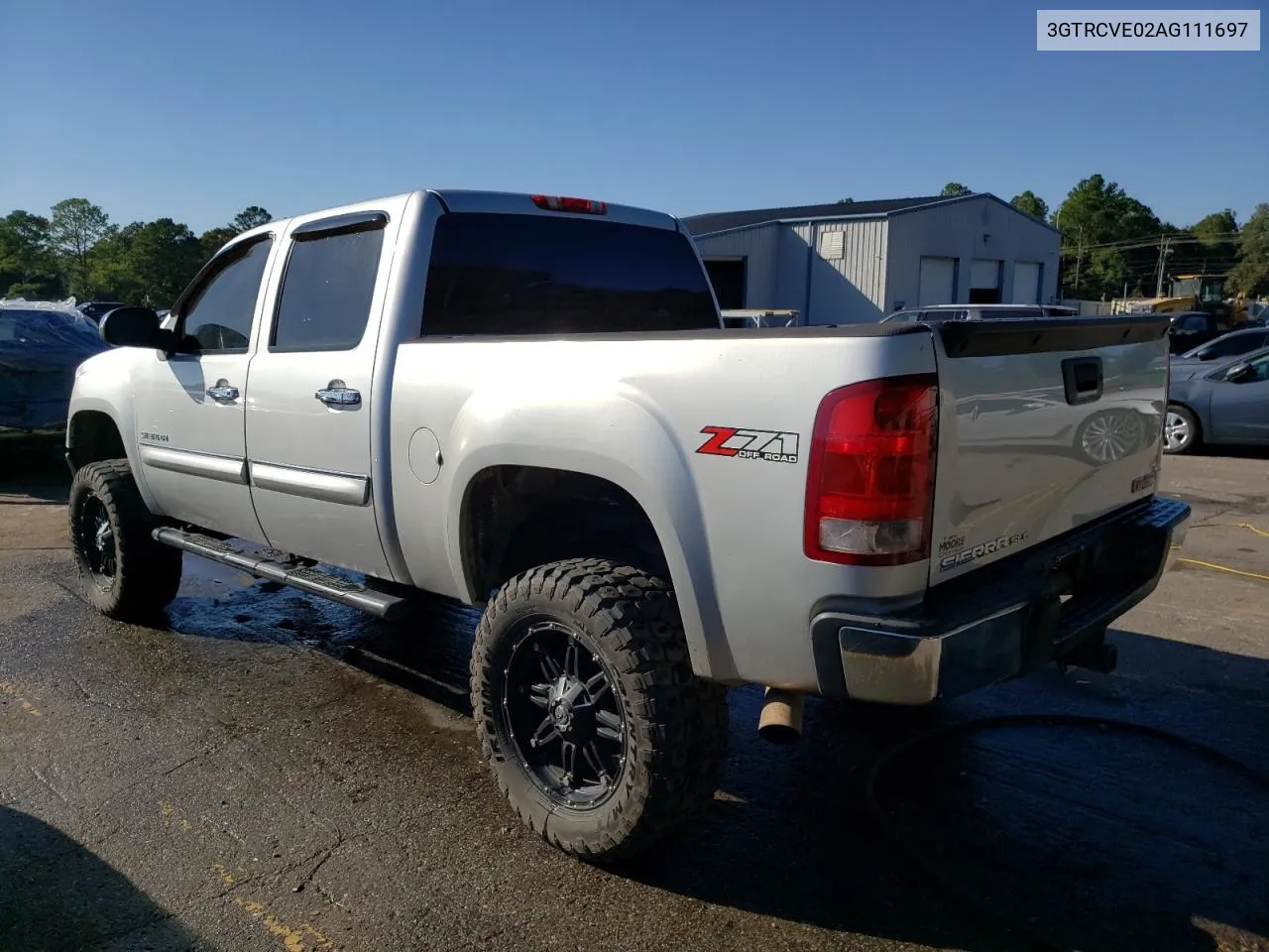 2010 GMC Sierra C1500 Sle VIN: 3GTRCVE02AG111697 Lot: 75634594