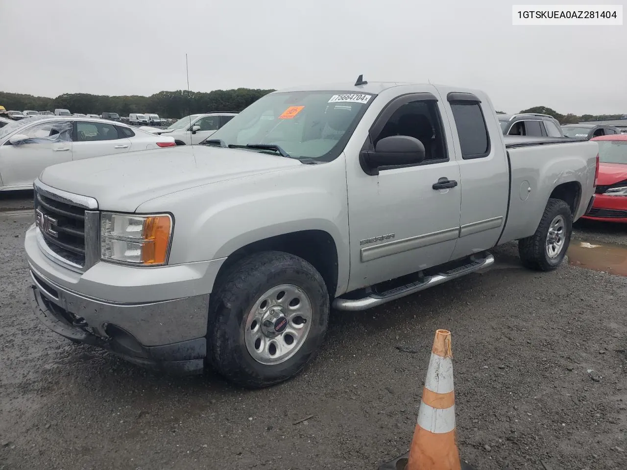 2010 GMC Sierra K1500 Sl VIN: 1GTSKUEA0AZ281404 Lot: 75664704