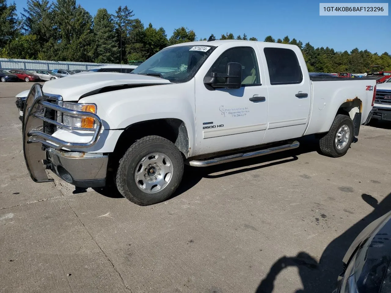 2010 GMC Sierra K2500 Sle VIN: 1GT4K0B68AF123296 Lot: 75716274