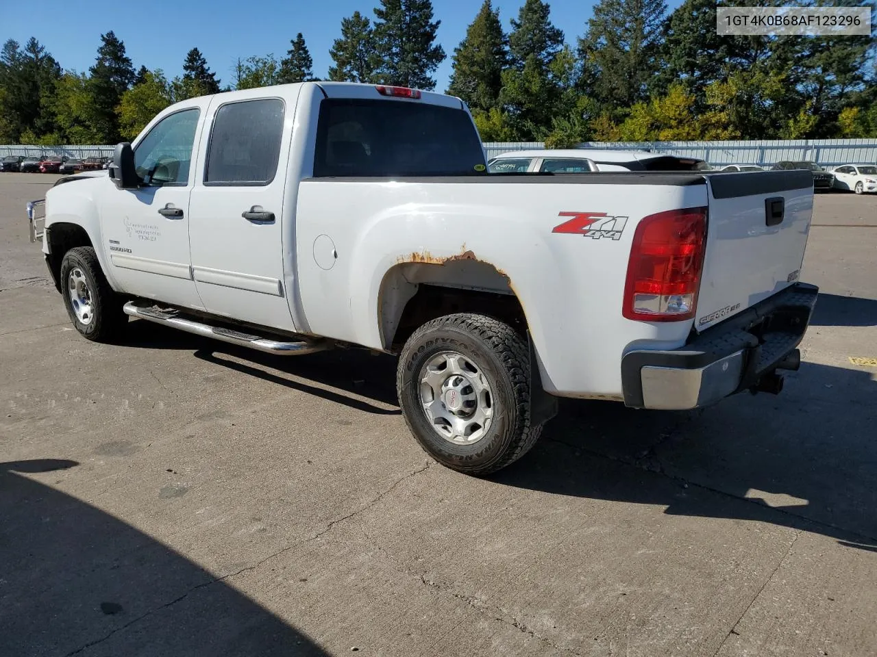 2010 GMC Sierra K2500 Sle VIN: 1GT4K0B68AF123296 Lot: 75716274