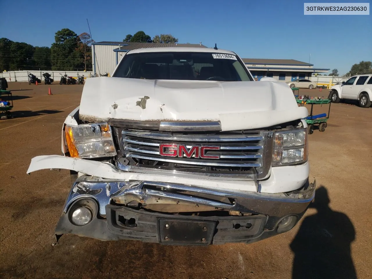 2010 GMC Sierra K1500 Slt VIN: 3GTRKWE32AG230630 Lot: 76513694