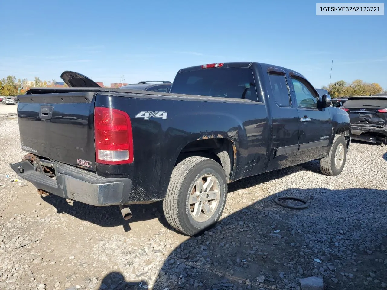 2010 GMC Sierra K1500 Sle VIN: 1GTSKVE32AZ123721 Lot: 76765354