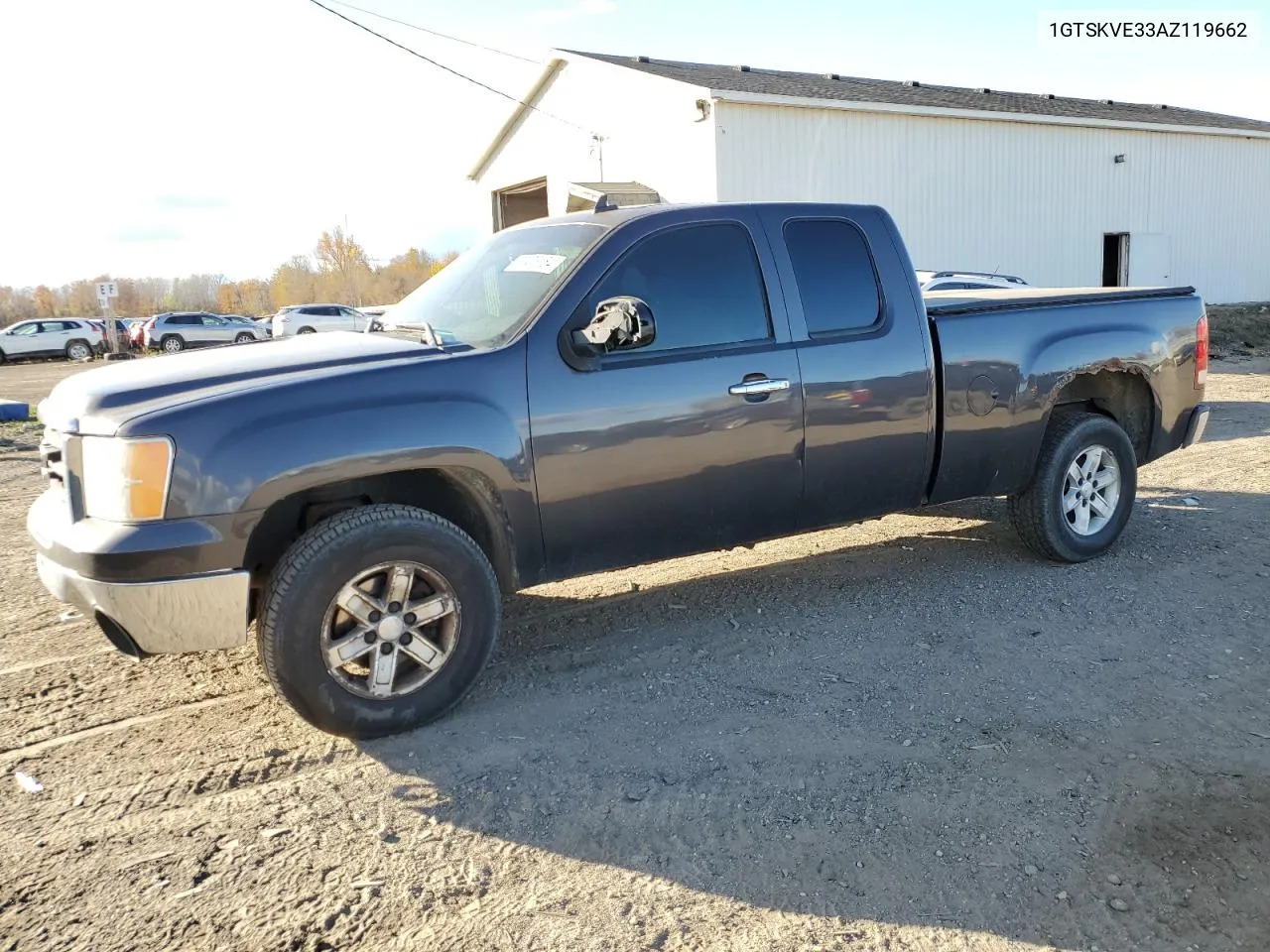 1GTSKVE33AZ119662 2010 GMC Sierra K1500 Sle