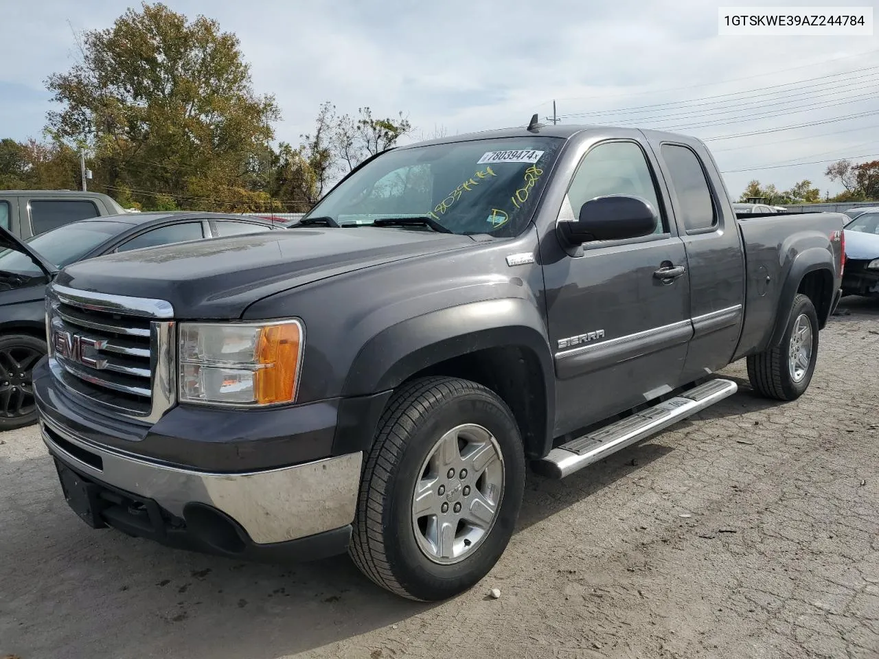 2010 GMC Sierra K1500 Slt VIN: 1GTSKWE39AZ244784 Lot: 78039474