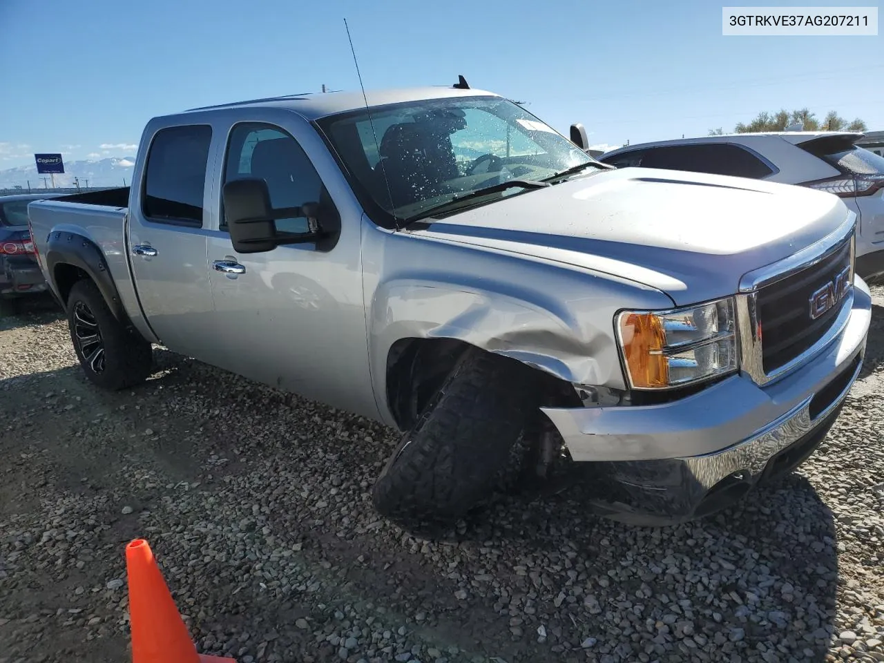 2010 GMC Sierra K1500 Sle VIN: 3GTRKVE37AG207211 Lot: 78221344