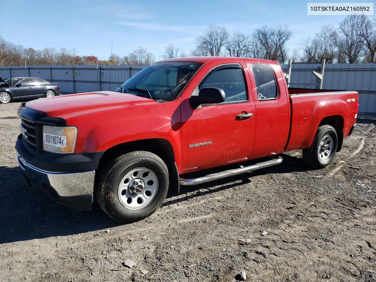 2010 GMC Sierra K1500 VIN: 1GTSKTEA0AZ160592 Lot: 80019074