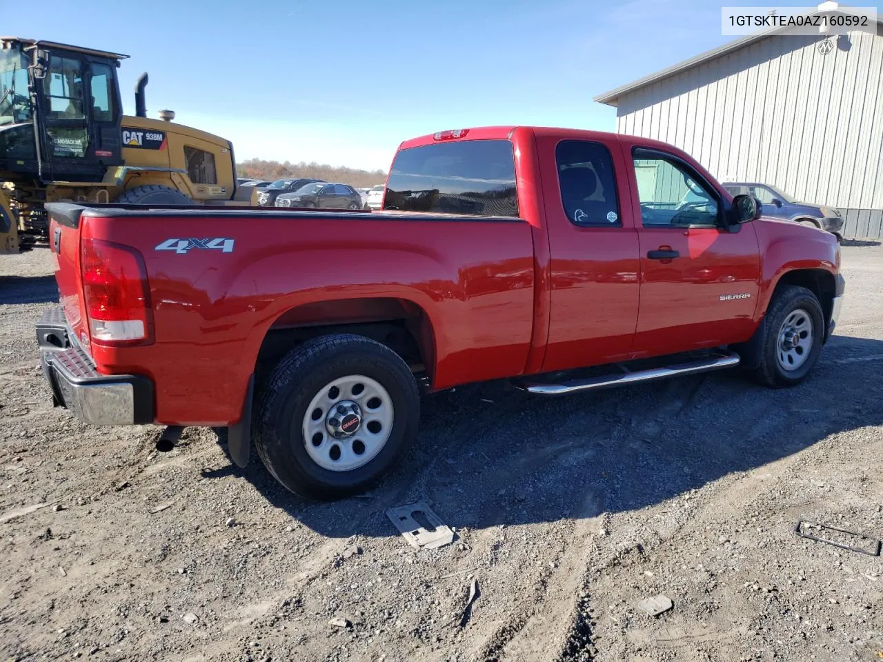 2010 GMC Sierra K1500 VIN: 1GTSKTEA0AZ160592 Lot: 80019074