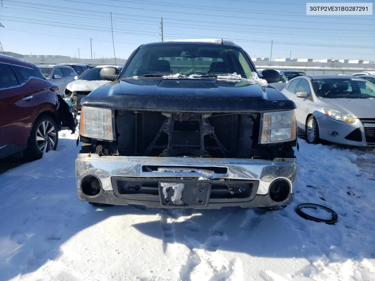 3GTP2VE31BG287291 2011 GMC Sierra K1500 Sle