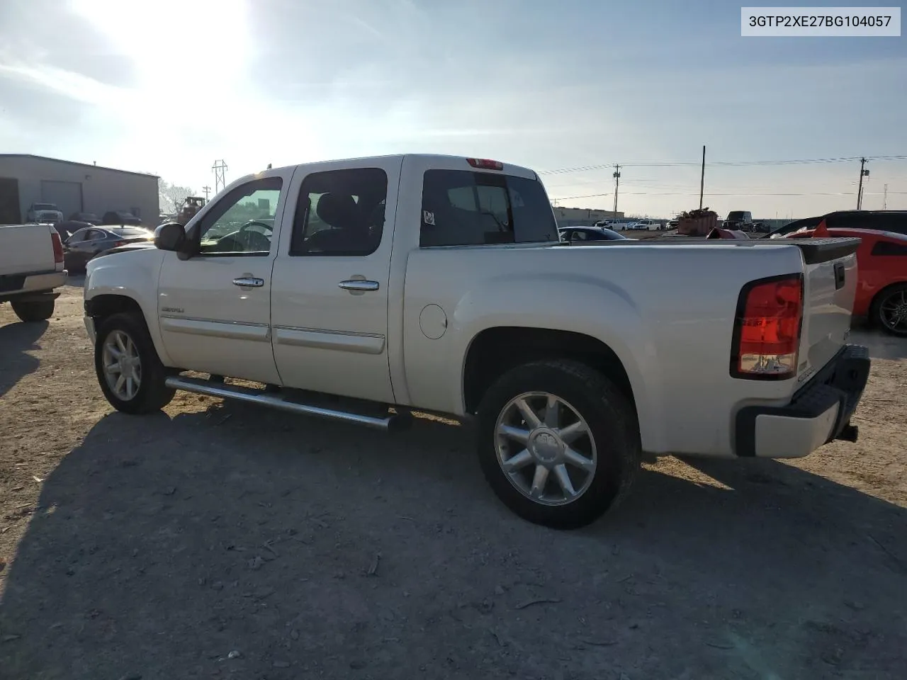 2011 GMC Sierra K1500 Denali VIN: 3GTP2XE27BG104057 Lot: 42322394