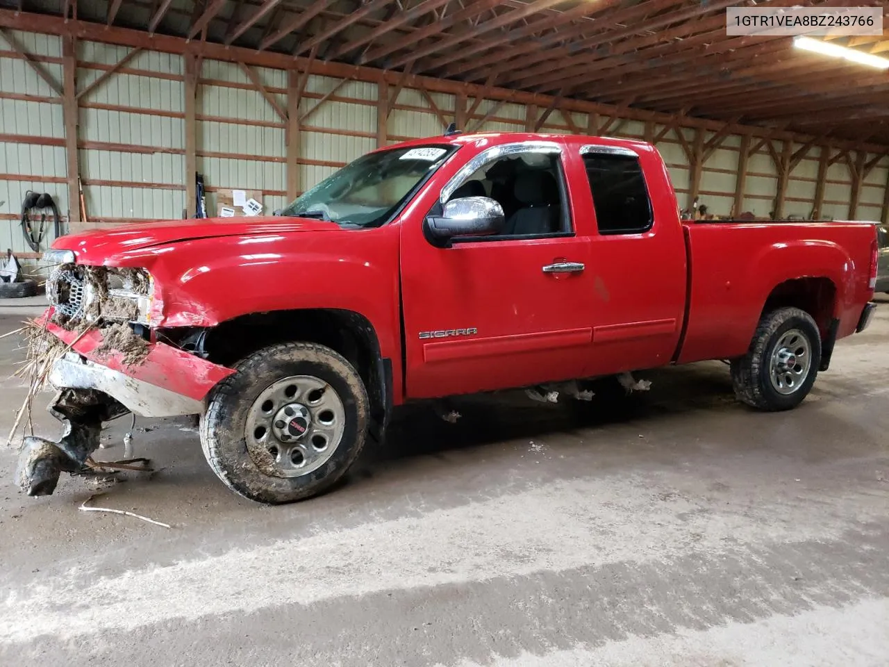 2011 GMC Sierra C1500 Sle VIN: 1GTR1VEA8BZ243766 Lot: 48142534