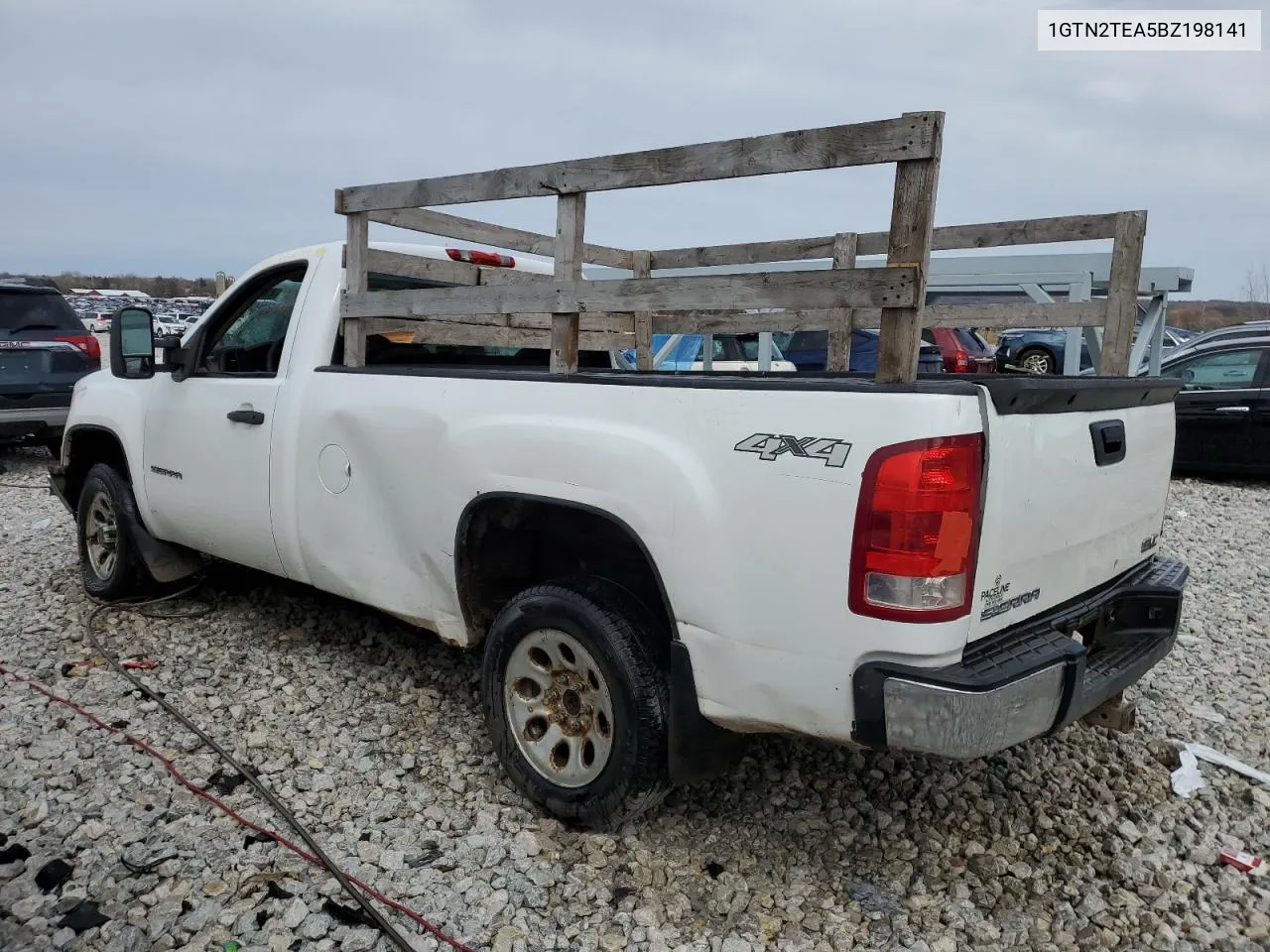 2011 GMC Sierra K1500 VIN: 1GTN2TEA5BZ198141 Lot: 48631204