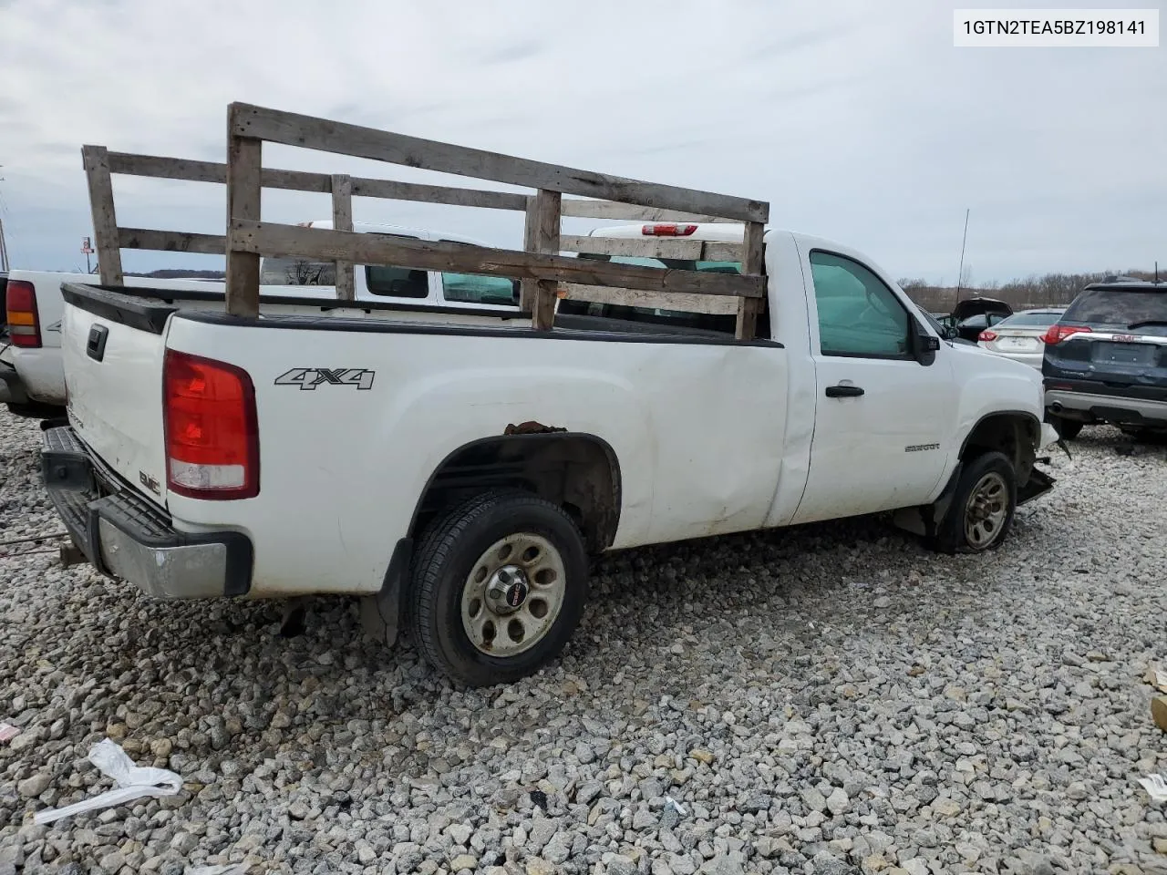 2011 GMC Sierra K1500 VIN: 1GTN2TEA5BZ198141 Lot: 48631204