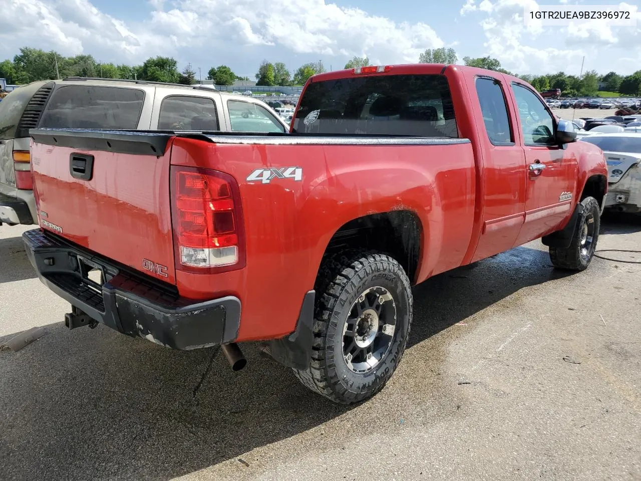 2011 GMC Sierra K1500 Sl VIN: 1GTR2UEA9BZ396972 Lot: 53767434