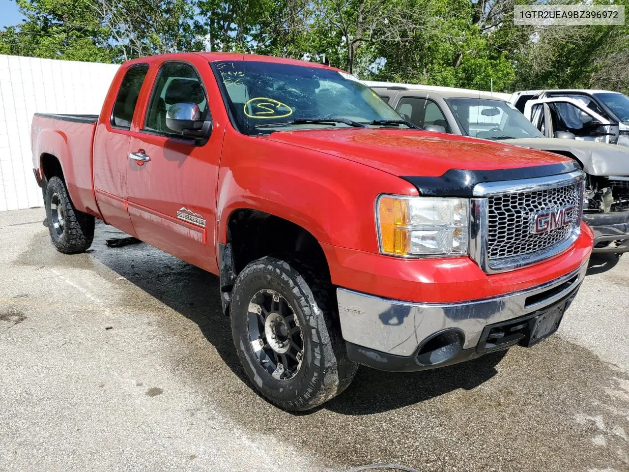 2011 GMC Sierra K1500 Sl VIN: 1GTR2UEA9BZ396972 Lot: 53767434