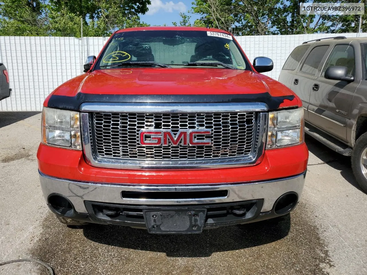 2011 GMC Sierra K1500 Sl VIN: 1GTR2UEA9BZ396972 Lot: 53767434