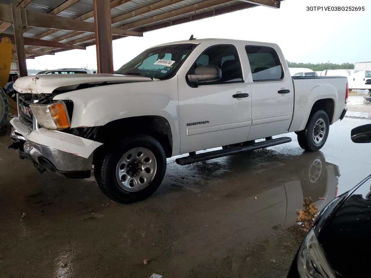 2011 GMC Sierra C1500 Sle VIN: 3GTP1VE03BG252695 Lot: 56686824