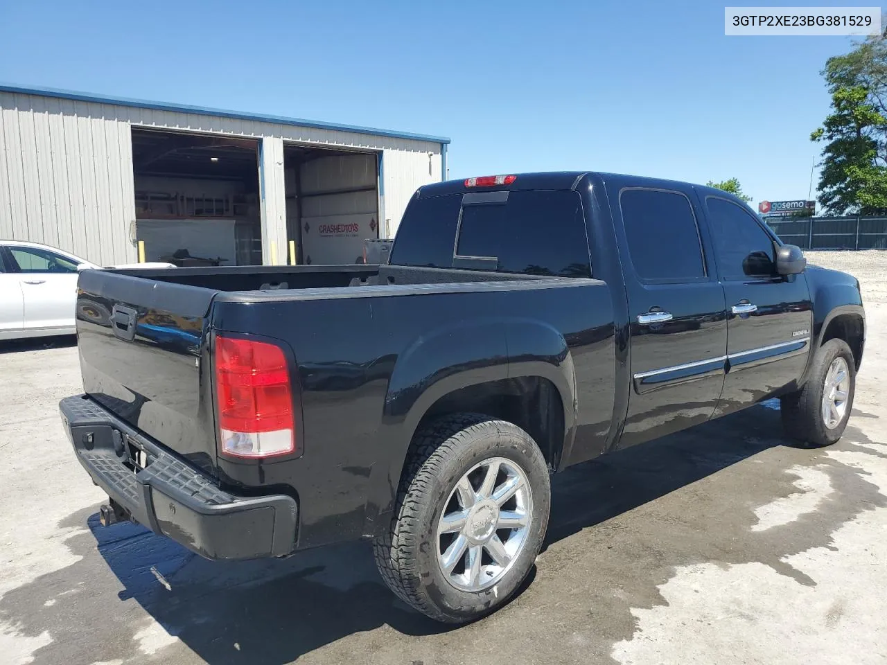 2011 GMC Sierra K1500 Denali VIN: 3GTP2XE23BG381529 Lot: 57516414