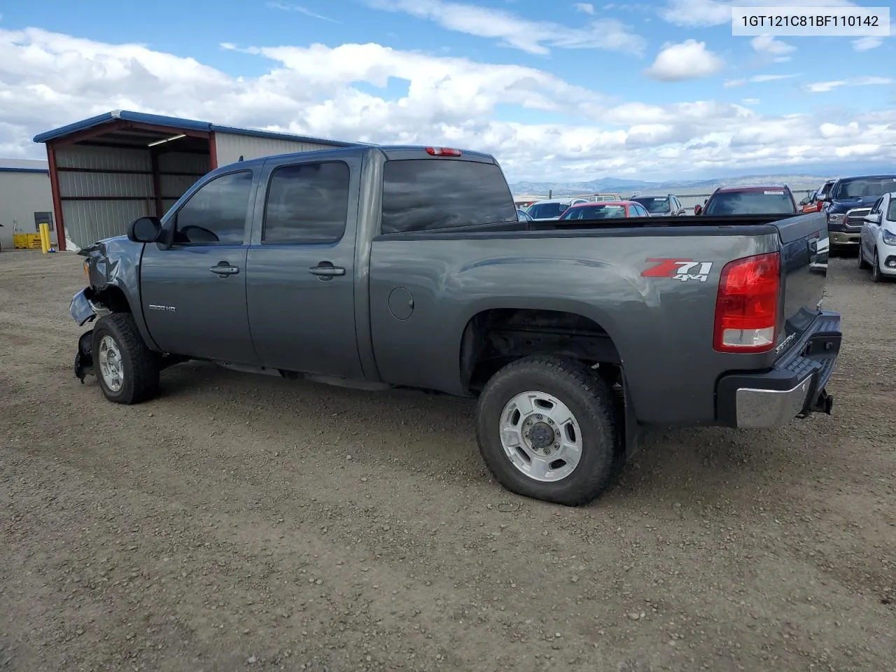 2011 GMC Sierra K2500 Slt VIN: 1GT121C81BF110142 Lot: 58156274