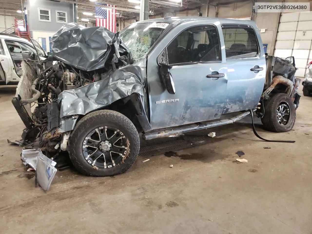 3GTP2VE36BG264380 2011 GMC Sierra K1500 Sle